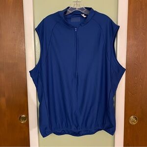 Bike Nashbar Men’s Sleeveless Bicycle shirt Jersey ROYAL BLUE 3XL ~VG